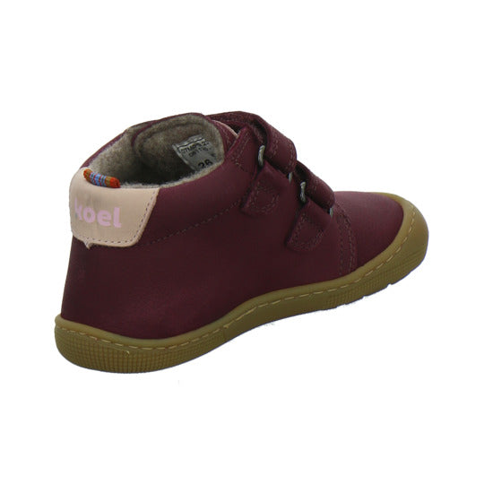 Koel Stiefel ungefüttert Jungen Bordeaux