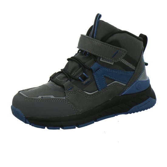 Ricosta Stiefel ungefüttert Jungen Blaze Grau-kombi