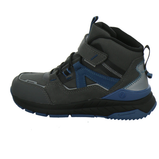 Ricosta Stiefel ungefüttert Jungen Blaze Grau-kombi