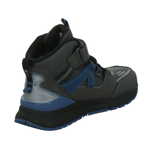 Ricosta Stiefel ungefüttert Jungen Blaze Grau-kombi