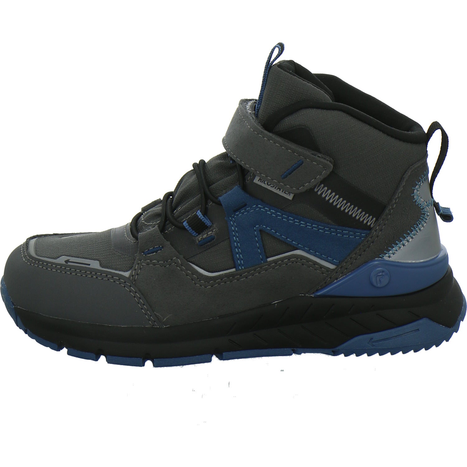 Ricosta Stiefel ungefüttert Jungen Blaze Grau-kombi