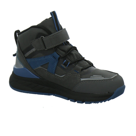 Ricosta Stiefel ungefüttert Jungen Blaze Grau-kombi