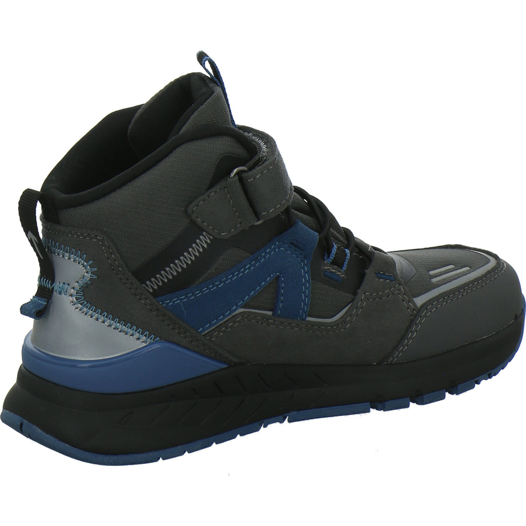Ricosta Stiefel ungefüttert Jungen Blaze Grau-kombi