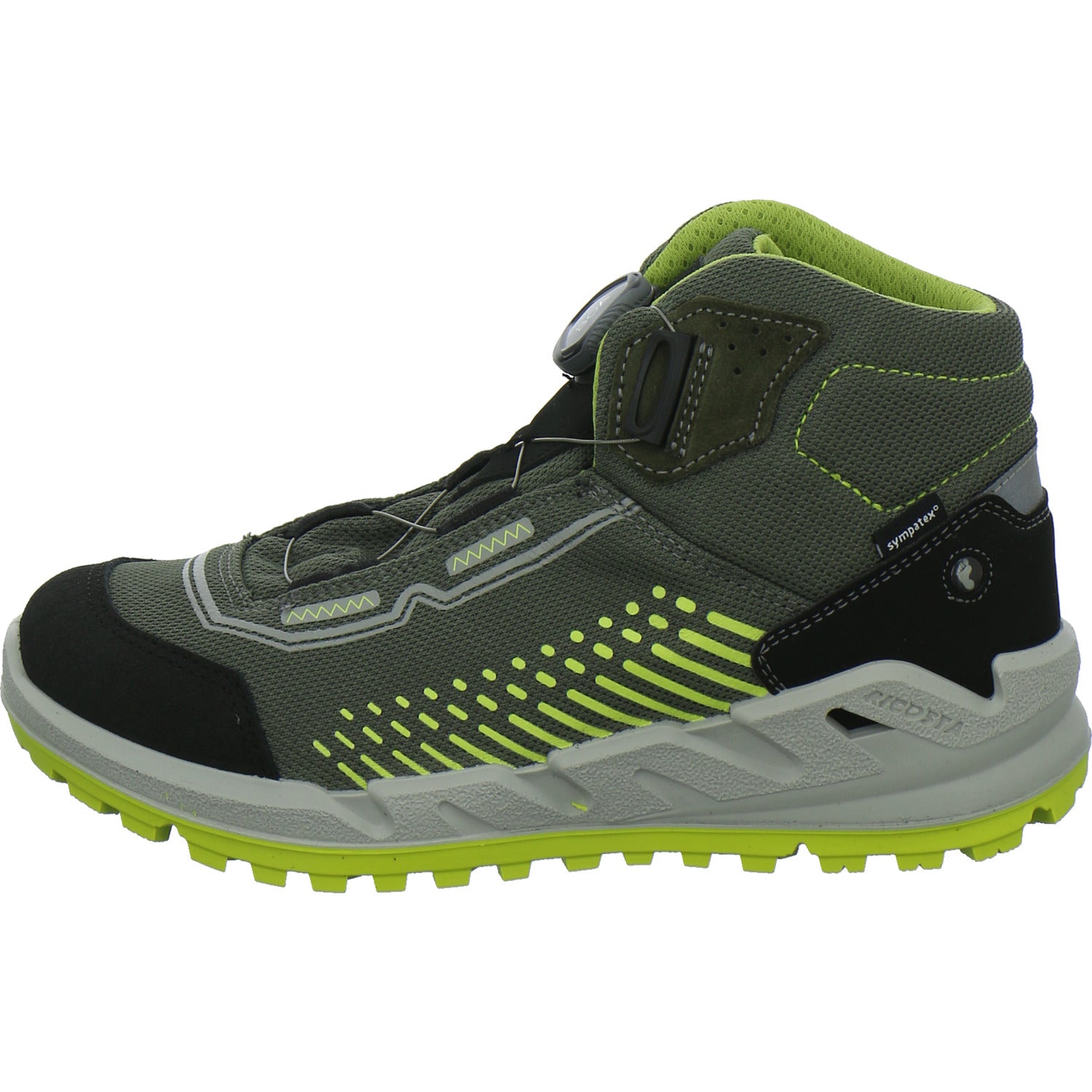 Ricosta Stiefel ungefüttert Jungen Terra Grau-kombi