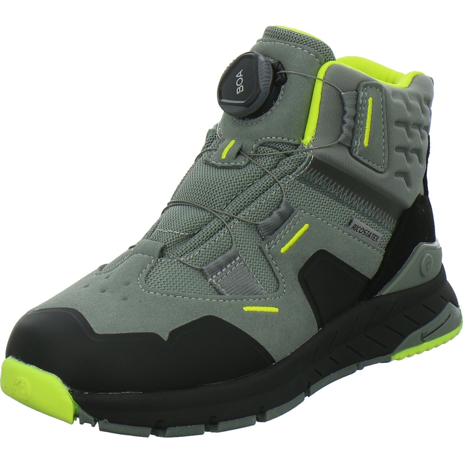 Ricosta Stiefel ungefüttert Jungen Shock Grau-kombi