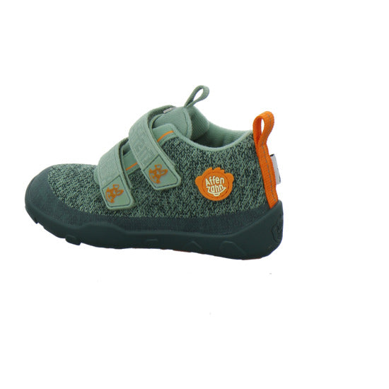 Affenzahn Knit Happy Stiefel ungefüttert Grün-kombi