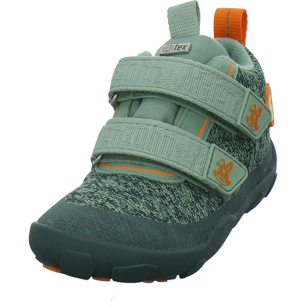 Affenzahn Knit Happy Stiefel ungefüttert Grün-kombi