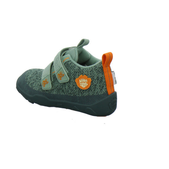 Affenzahn Knit Happy Stiefel ungefüttert Grün-kombi