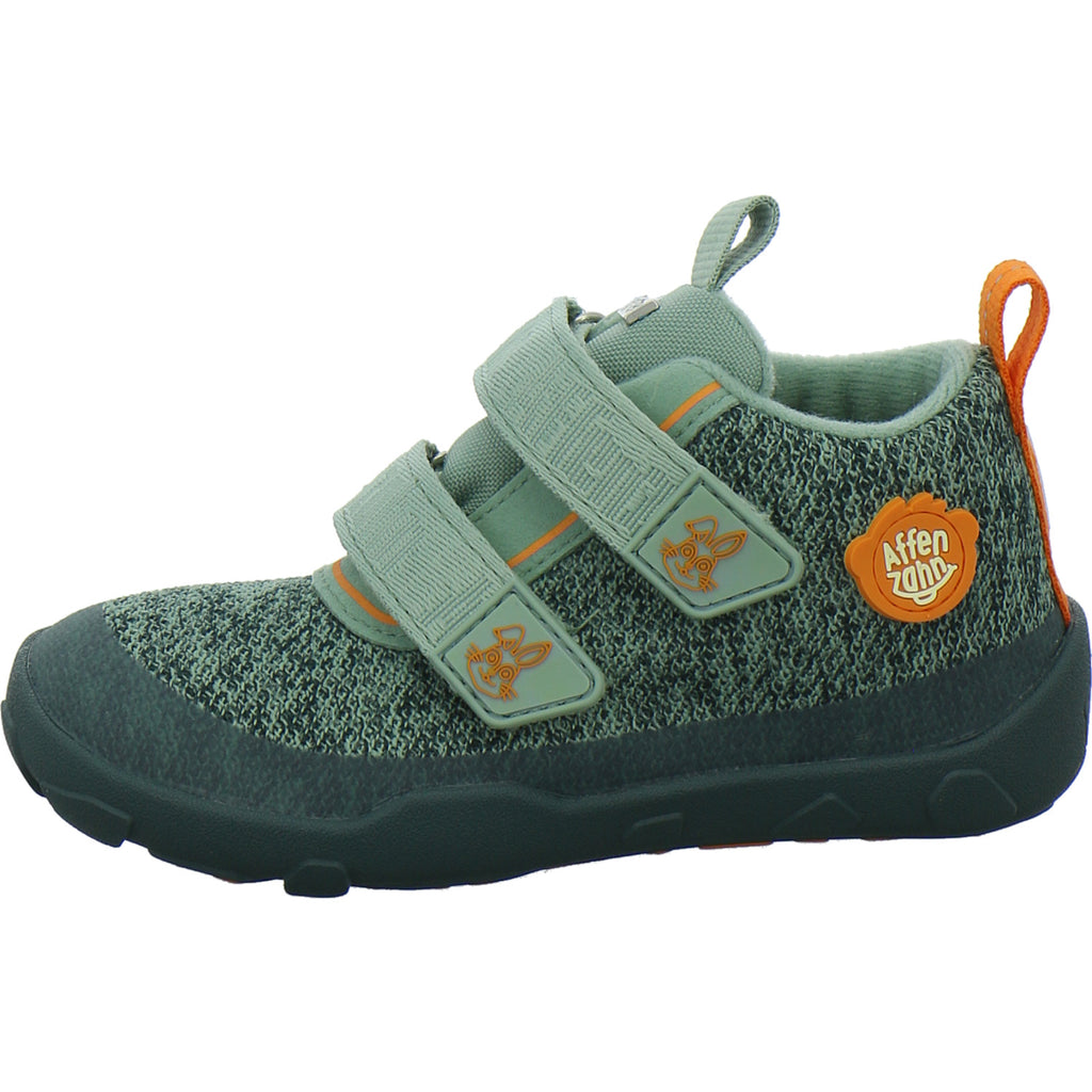 Affenzahn Knit Happy Stiefel ungefüttert Grün-kombi