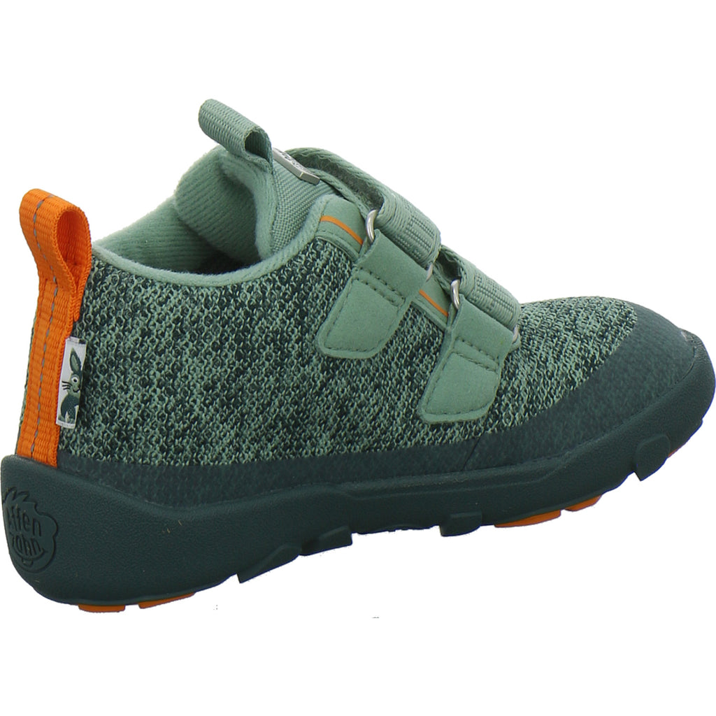 Affenzahn Knit Happy Stiefel ungefüttert Grün-kombi
