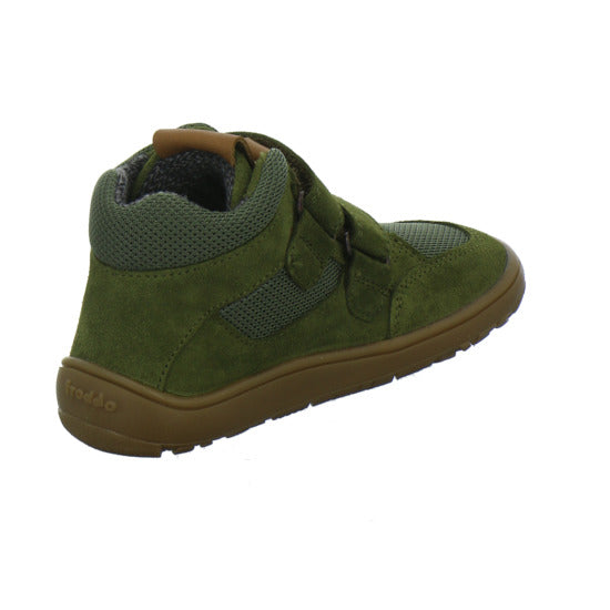 Froddo Barefoot Stiefel ungefüttert oliv
