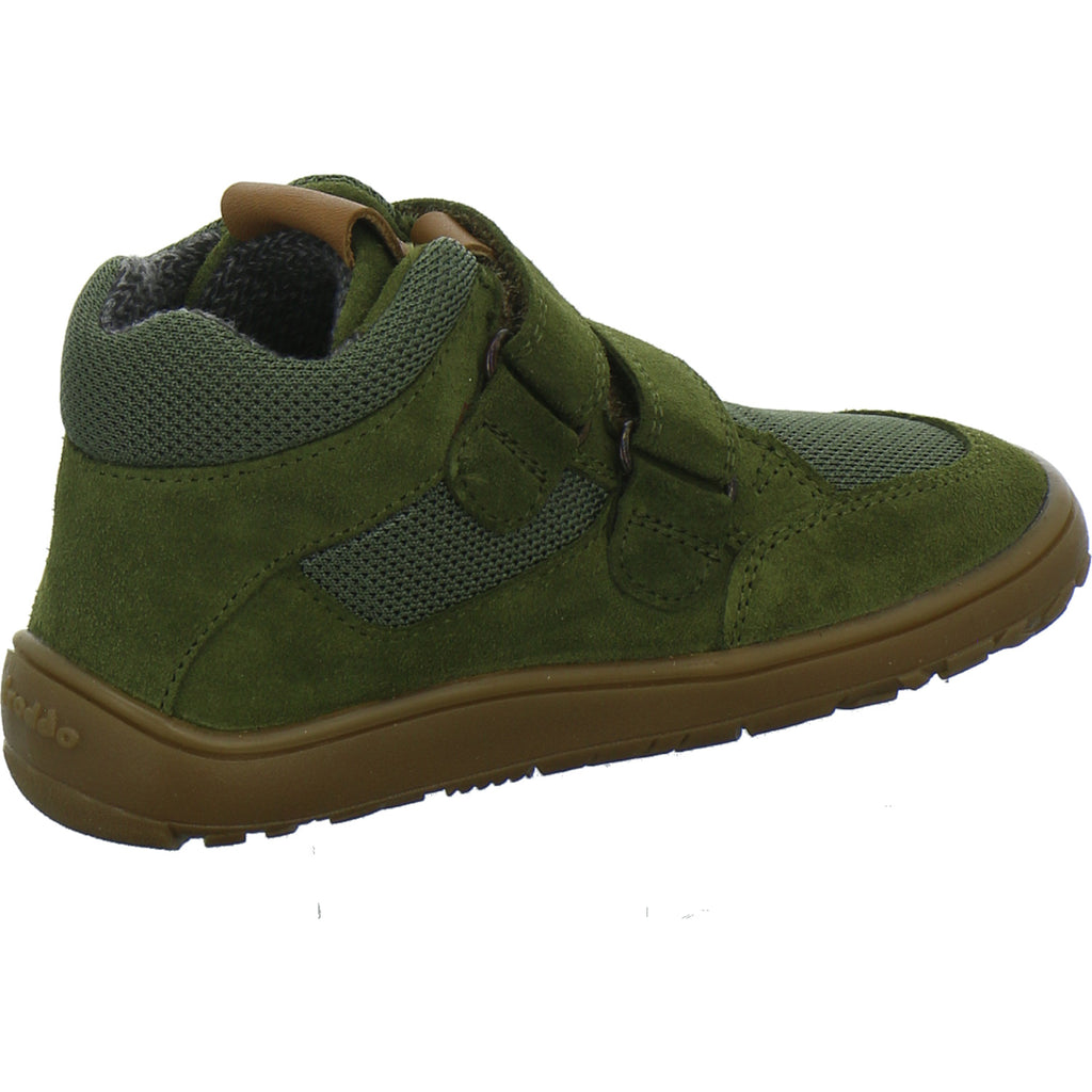 Froddo Barefoot Stiefel ungefüttert oliv