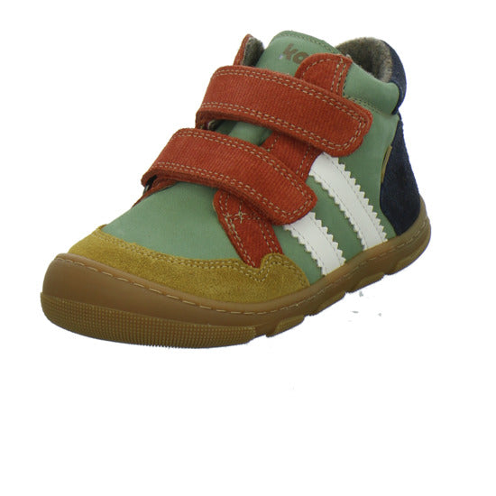 Koel Stiefel ungefüttert Jungen Barefoot Tex oliv