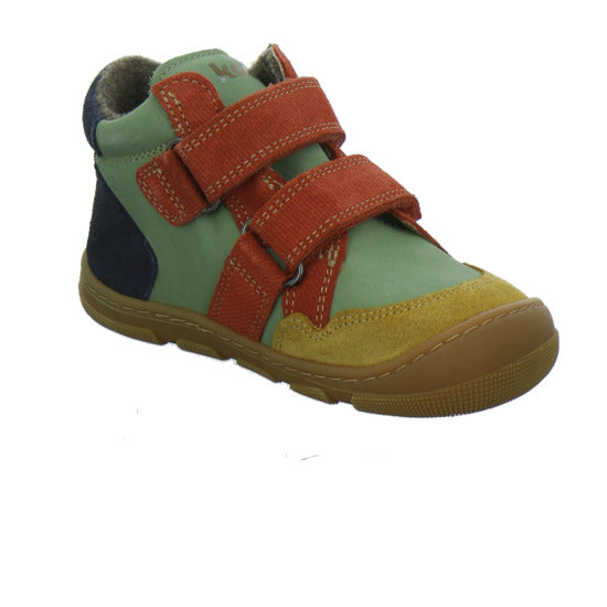 Koel Stiefel ungefüttert Jungen Barefoot Tex oliv