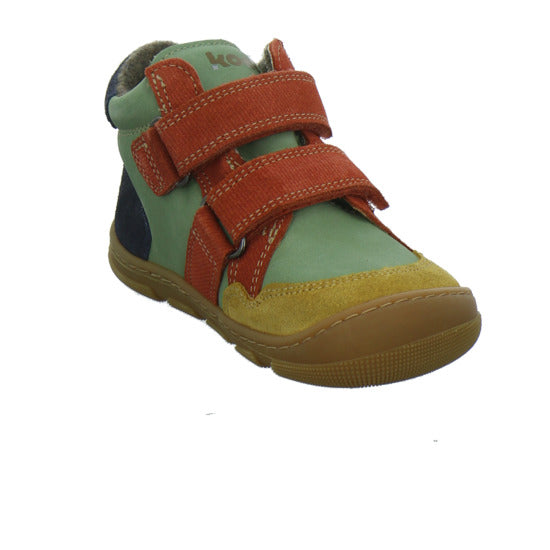 Koel Stiefel ungefüttert Jungen Barefoot Tex oliv