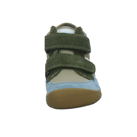 Koel Stiefel ungefüttert Jungen Barefoot Tex Beige-kombi