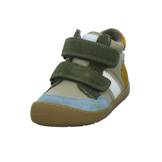 Koel Stiefel ungefüttert Jungen Barefoot Tex Beige-kombi