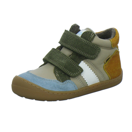 Koel Stiefel ungefüttert Jungen Barefoot Tex Beige-kombi
