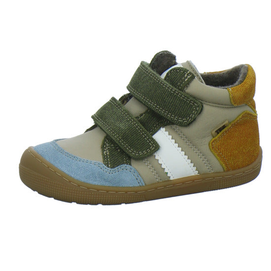 Koel Stiefel ungefüttert Jungen Barefoot Tex Beige-kombi