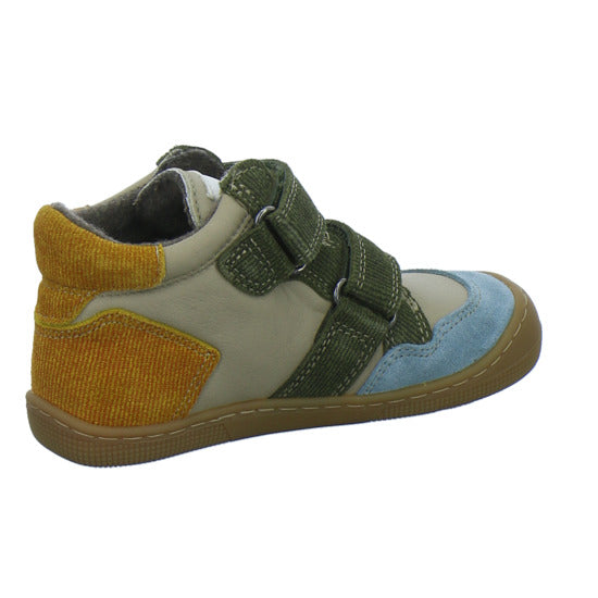 Koel Stiefel ungefüttert Jungen Barefoot Tex Beige-kombi