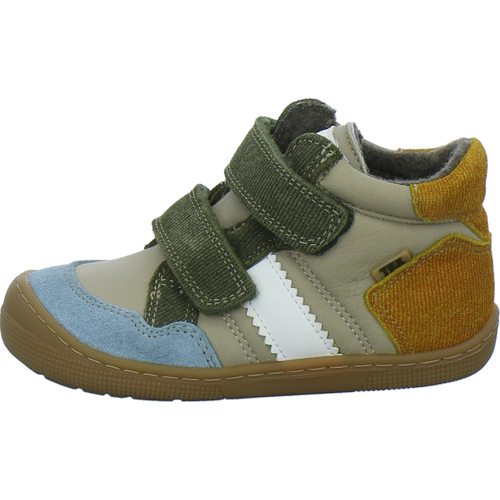 Koel Stiefel ungefüttert Jungen Barefoot Tex Beige-kombi