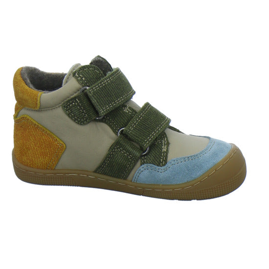 Koel Stiefel ungefüttert Jungen Barefoot Tex Beige-kombi