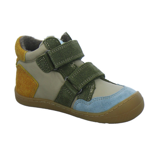 Koel Stiefel ungefüttert Jungen Barefoot Tex Beige-kombi