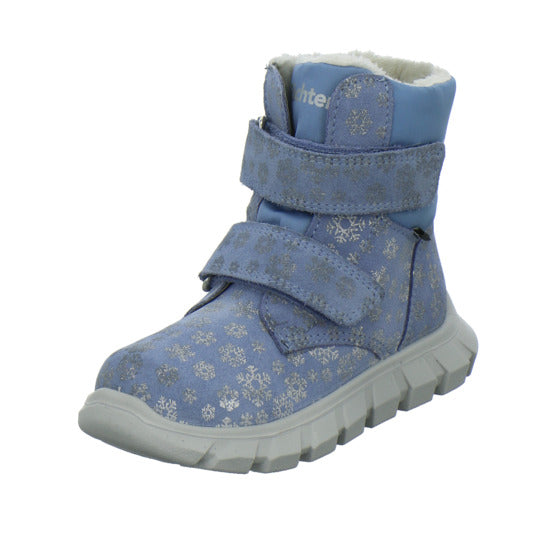 Richter Winterschuhe warm gefüttert Hellblau - 360° Ansicht