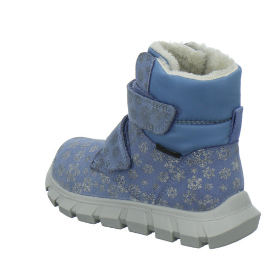 Richter Winterschuhe warm gefüttert Hellblau - 360° Ansicht