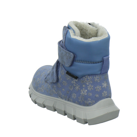 Richter Winterschuhe warm gefüttert Hellblau - 360° Ansicht