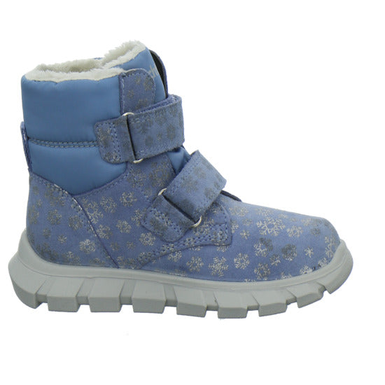 Richter Winterschuhe warm gefüttert Hellblau - 360° Ansicht