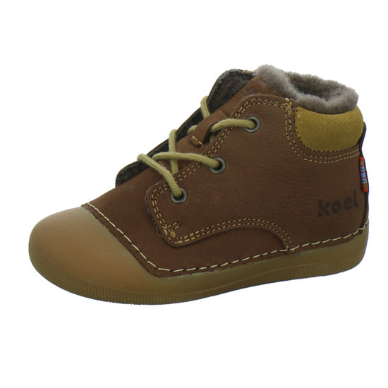 Koel Winterschuhe Unisex - Baby Barefoot Dunkelbraun