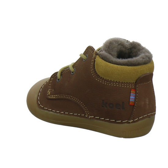 Koel Winterschuhe Unisex - Baby Barefoot Dunkelbraun