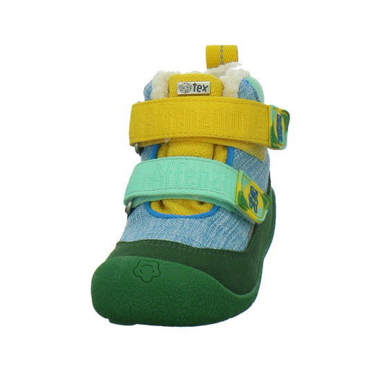 Affenzahn Winterschuhe Unisex - Baby Vegan Snuggy Grün-kombi