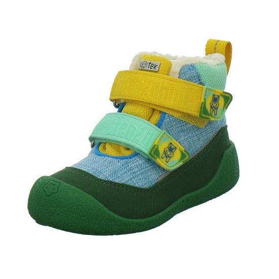 Affenzahn Winterschuhe Unisex - Baby Vegan Snuggy Grün-kombi