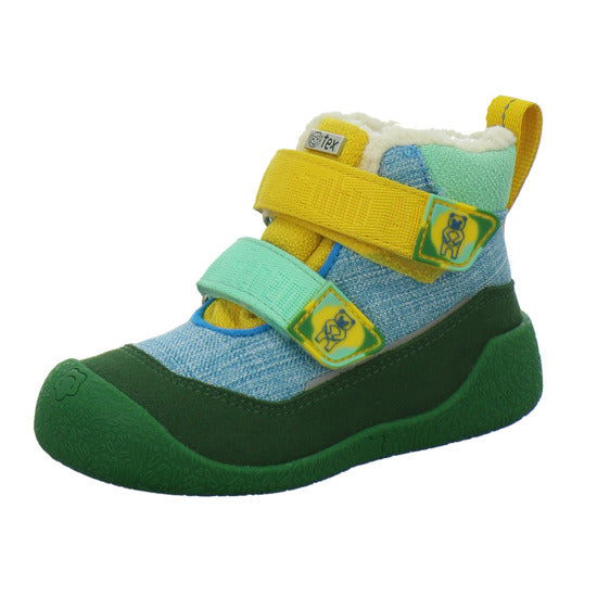 Affenzahn Winterschuhe Unisex - Baby Vegan Snuggy Grün-kombi