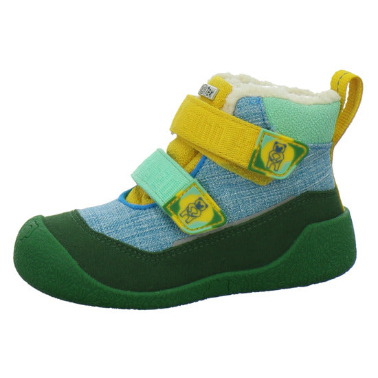 Affenzahn Winterschuhe Unisex - Baby Vegan Snuggy Grün-kombi