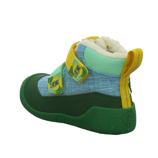 Affenzahn Winterschuhe Unisex - Baby Vegan Snuggy Grün-kombi