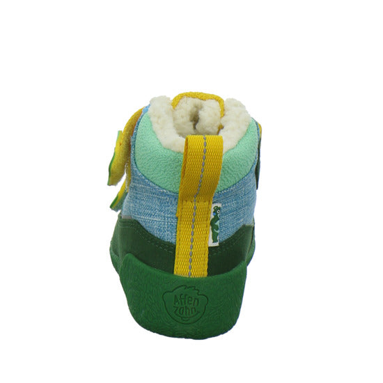 Affenzahn Winterschuhe Unisex - Baby Vegan Snuggy Grün-kombi