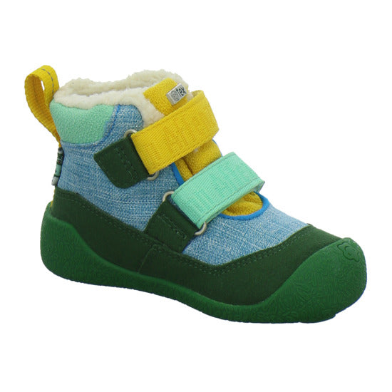 Affenzahn Winterschuhe Unisex - Baby Vegan Snuggy Grün-kombi