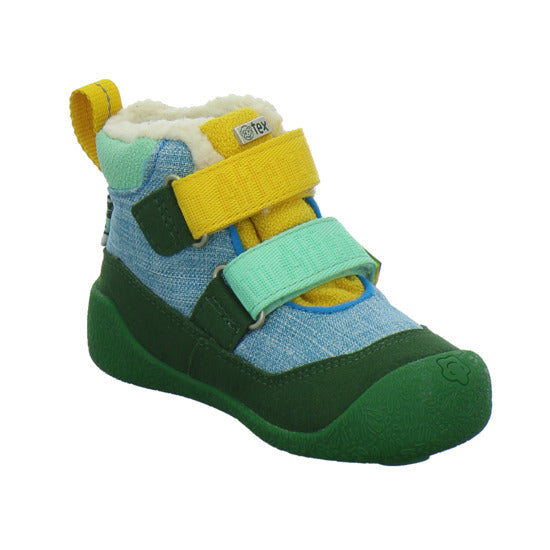 Affenzahn Winterschuhe Unisex - Baby Vegan Snuggy Grün-kombi