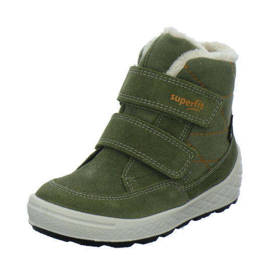 Superfit Groovy Winterschuhe warm gefüttert oliv - 360° Ansicht