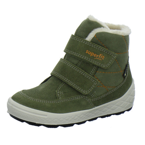 Superfit Groovy Winterschuhe warm gefüttert oliv - 360° Ansicht
