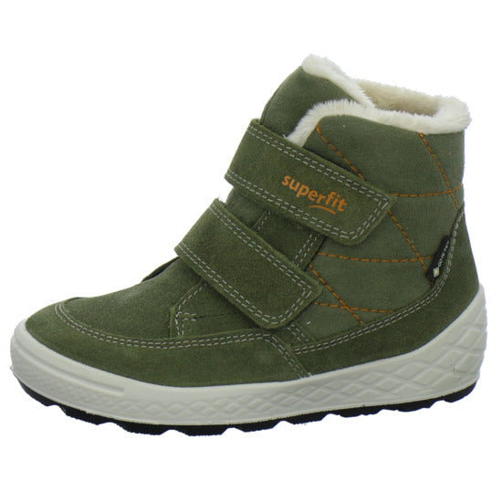 Superfit Groovy Winterschuhe warm gefüttert oliv - 360° Ansicht