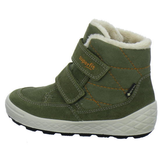 Superfit Groovy Winterschuhe warm gefüttert oliv - 360° Ansicht