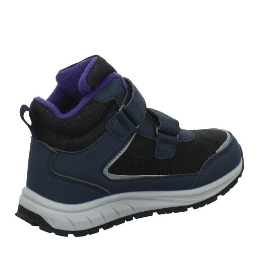 Lurchi Ledri Winterschuhe warm gefüttert Blau-kombi - 360° Ansicht