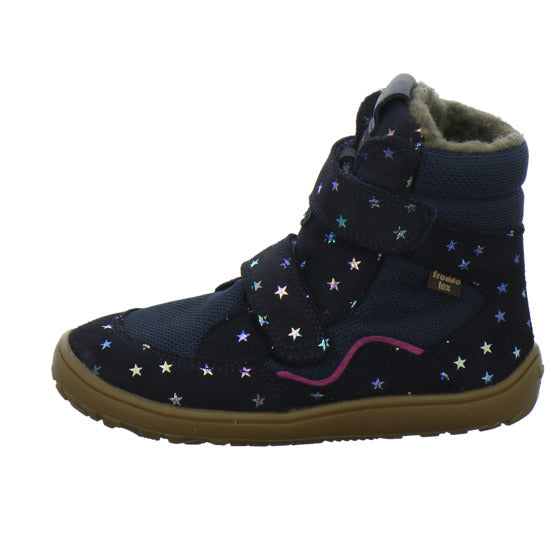 Froddo Winterschuhe Mädchen Barefoot Blau-kombi