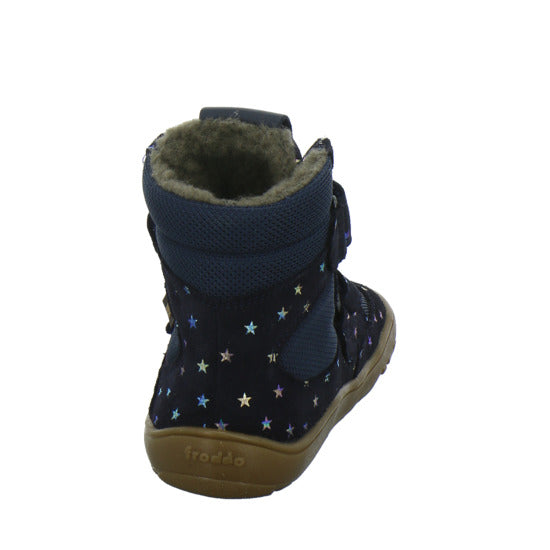 Froddo Winterschuhe Mädchen Barefoot Blau-kombi