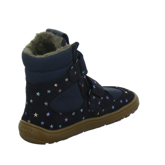 Froddo Winterschuhe Mädchen Barefoot Blau-kombi