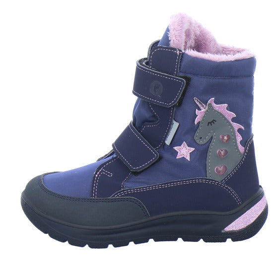 Ricosta Winterschuhe Mädchen Annika Blau-kombi
